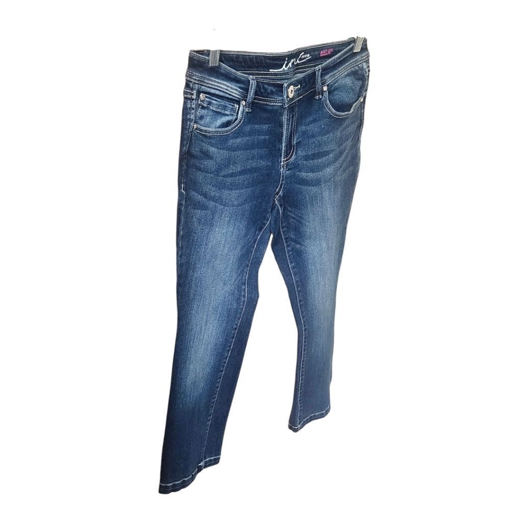 INCβWomen's Denim distressed Low rise Skinny Boot Cut Jeans Size 6P - Picture 8 of 16